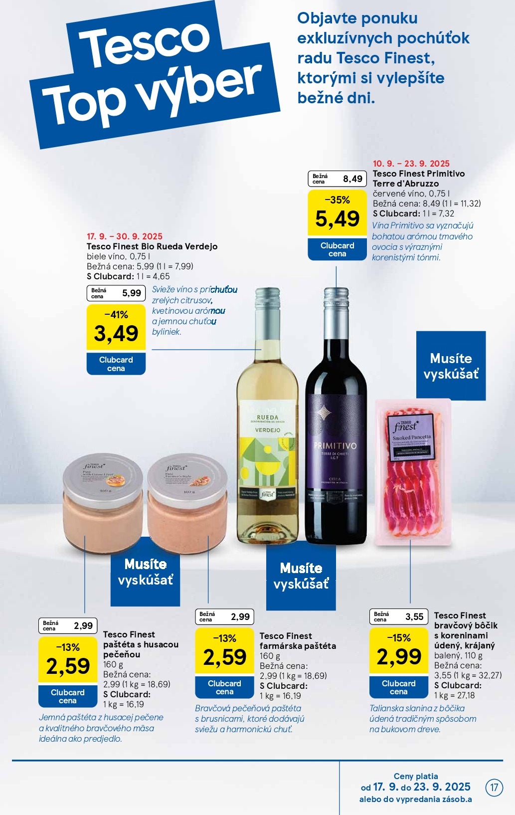 tesco - Leták Tesco platný od 17.09. do 23.09. - page: 17