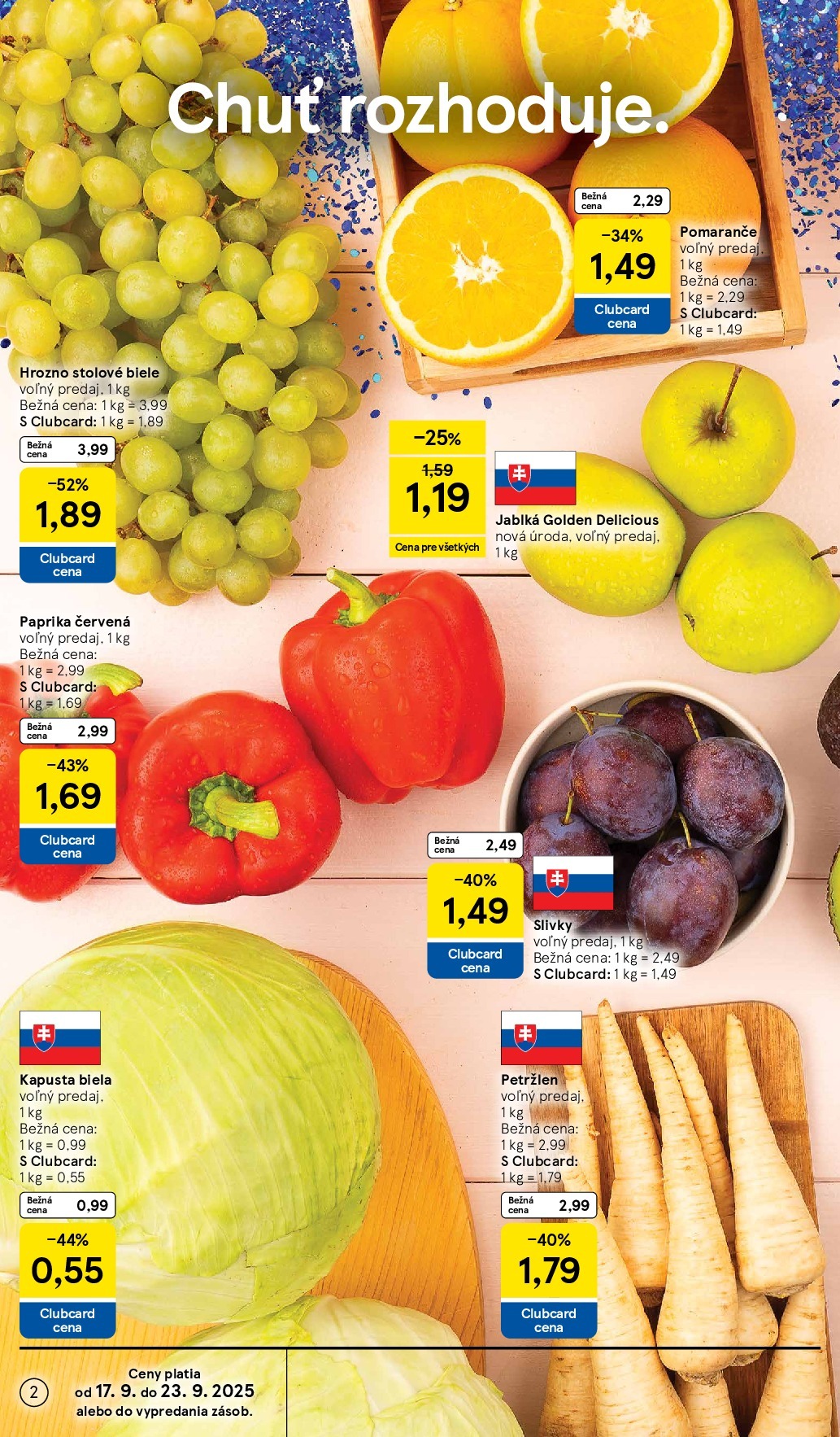 tesco - Leták Tesco supermarket platný od 17.09. do 23.09. - page: 2
