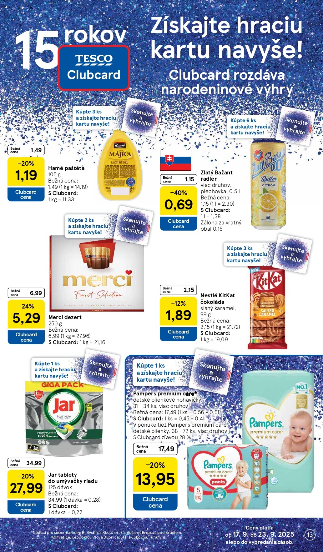 tesco - Leták Tesco supermarket platný od 17.09. do 23.09. - page: 13