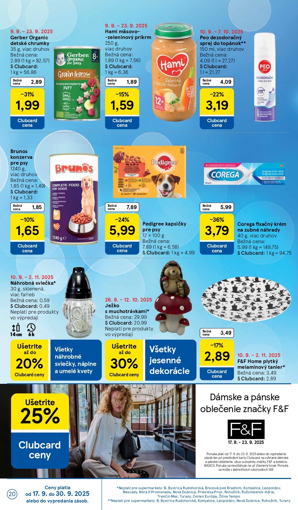tesco - Leták Tesco supermarket platný od 17.09. do 23.09. - page: 20
