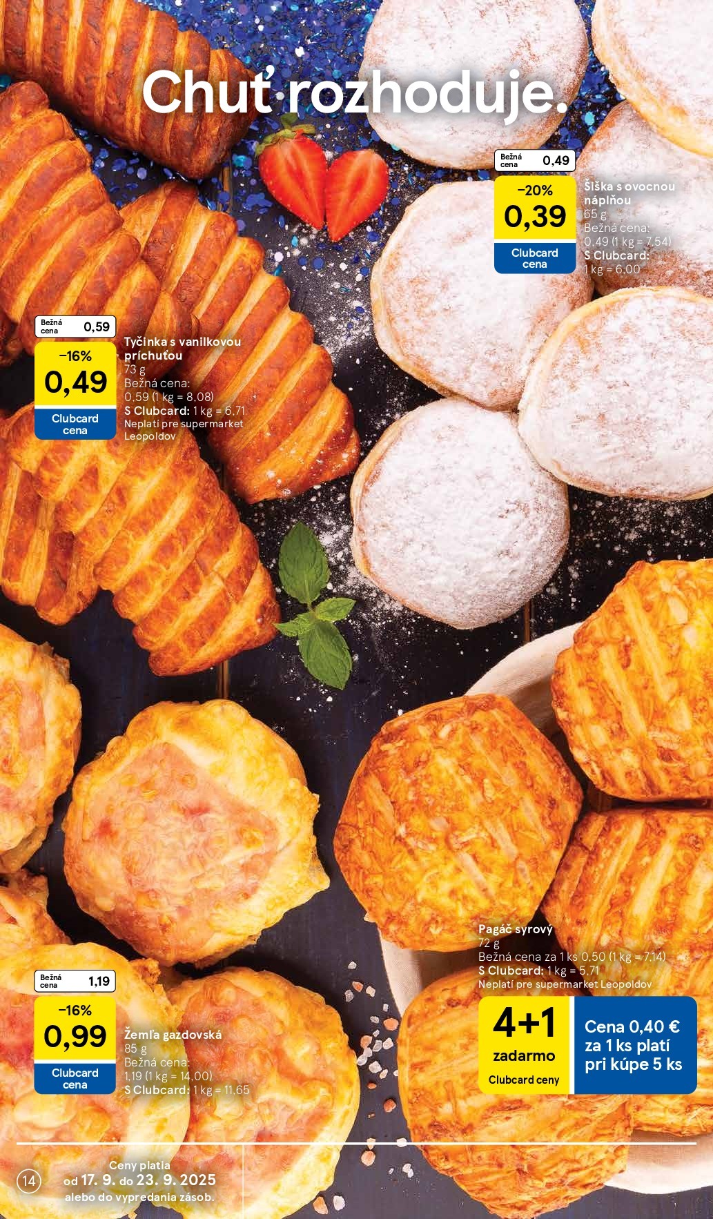 tesco - Leták Tesco supermarket platný od 17.09. do 23.09. - page: 14