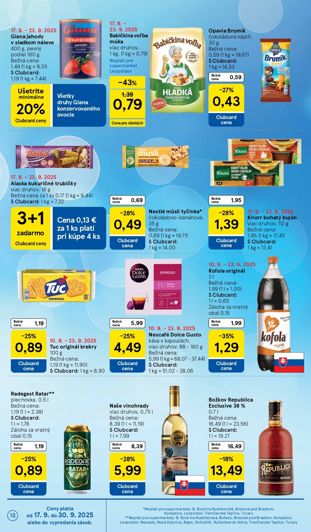 tesco - Leták Tesco supermarket platný od 17.09. do 23.09. - page: 18