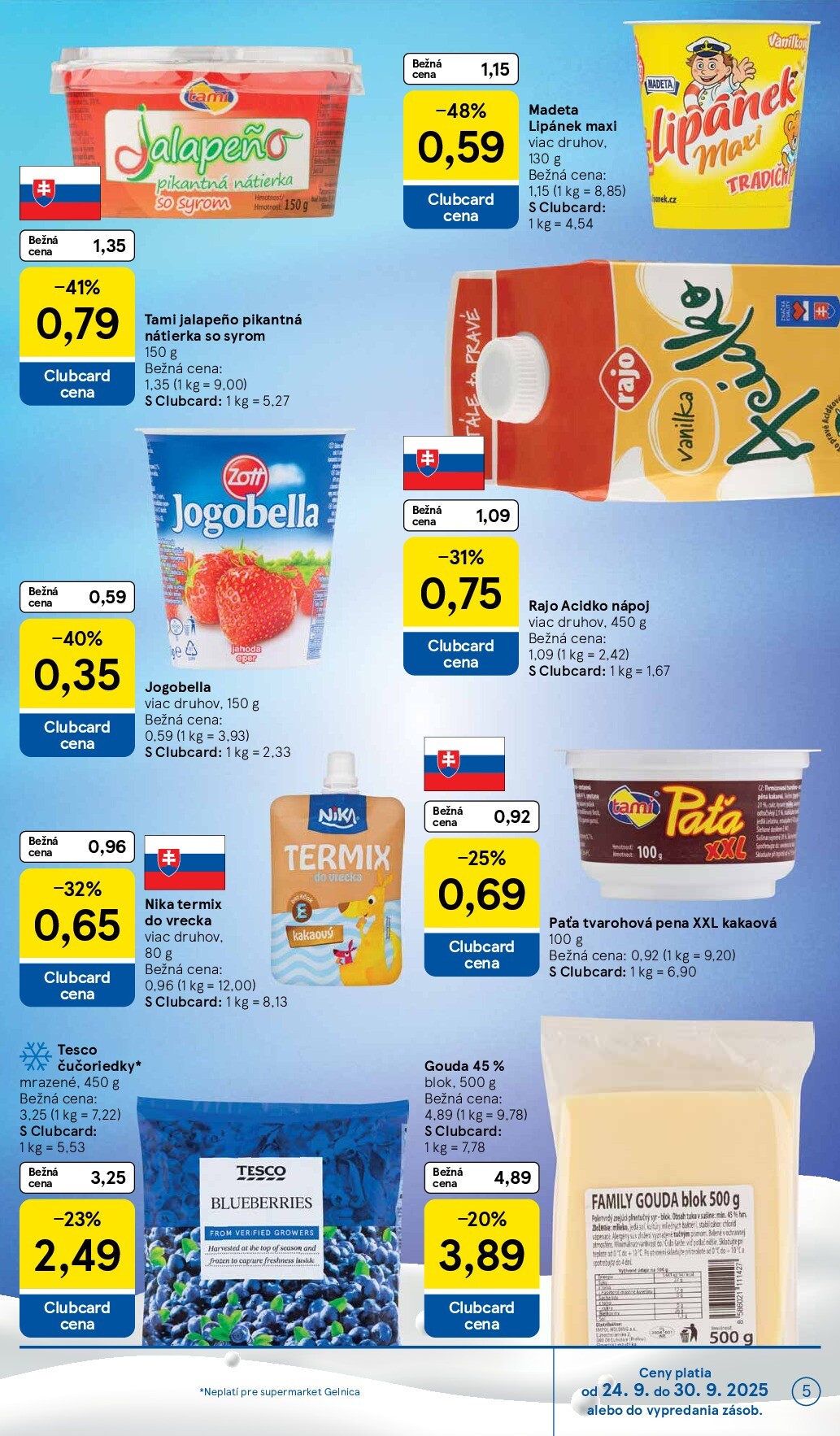tesco - Leták Tesco supermarket platný od 24.09. do 30.09. - page: 5