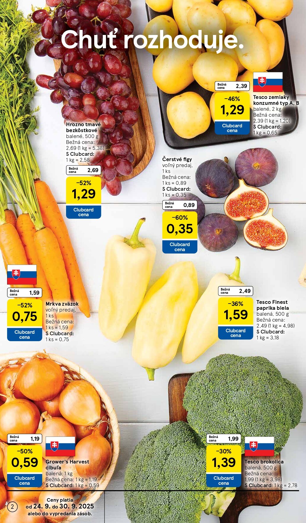 tesco - Leták Tesco supermarket platný od 24.09. do 30.09. - page: 2