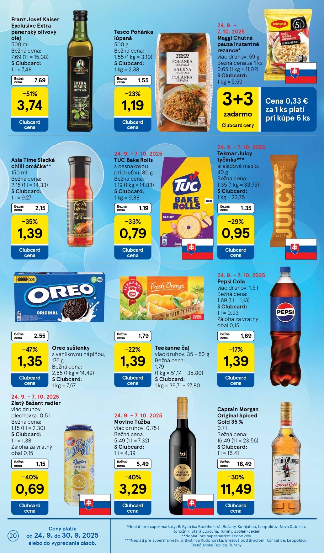 tesco - Leták Tesco supermarket platný od 24.09. do 30.09. - page: 20