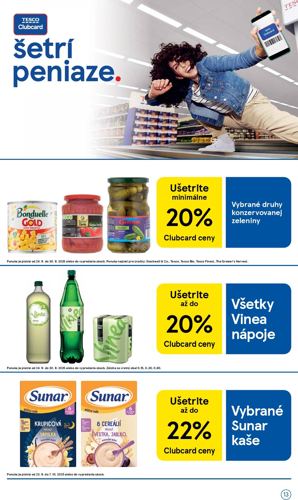 tesco - Leták Tesco supermarket platný od 24.09. do 30.09. - page: 13