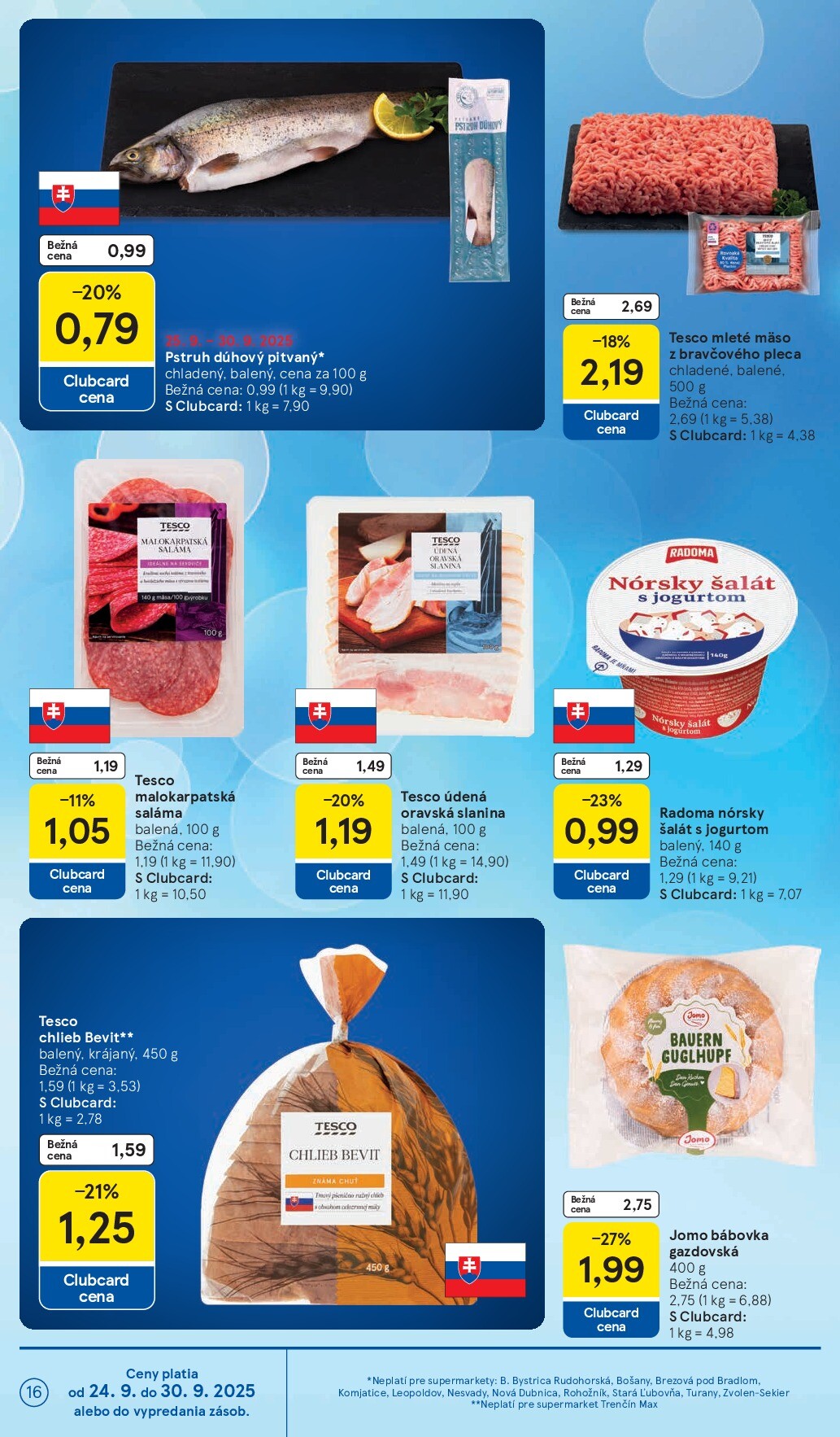 tesco - Leták Tesco supermarket platný od 24.09. do 30.09. - page: 16