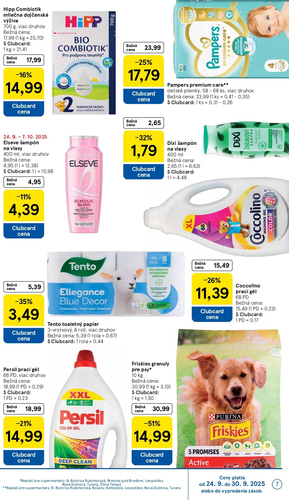 tesco - Leták Tesco supermarket platný od 24.09. do 30.09. - page: 7