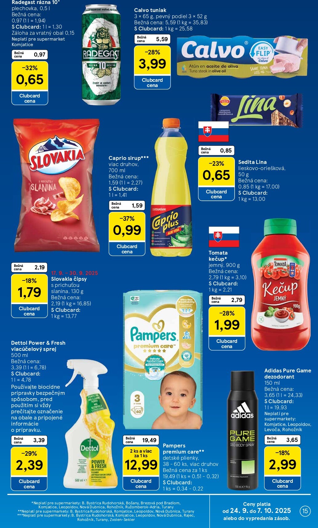 tesco - Leták Tesco supermarket platný od 24.09. do 30.09. - page: 15