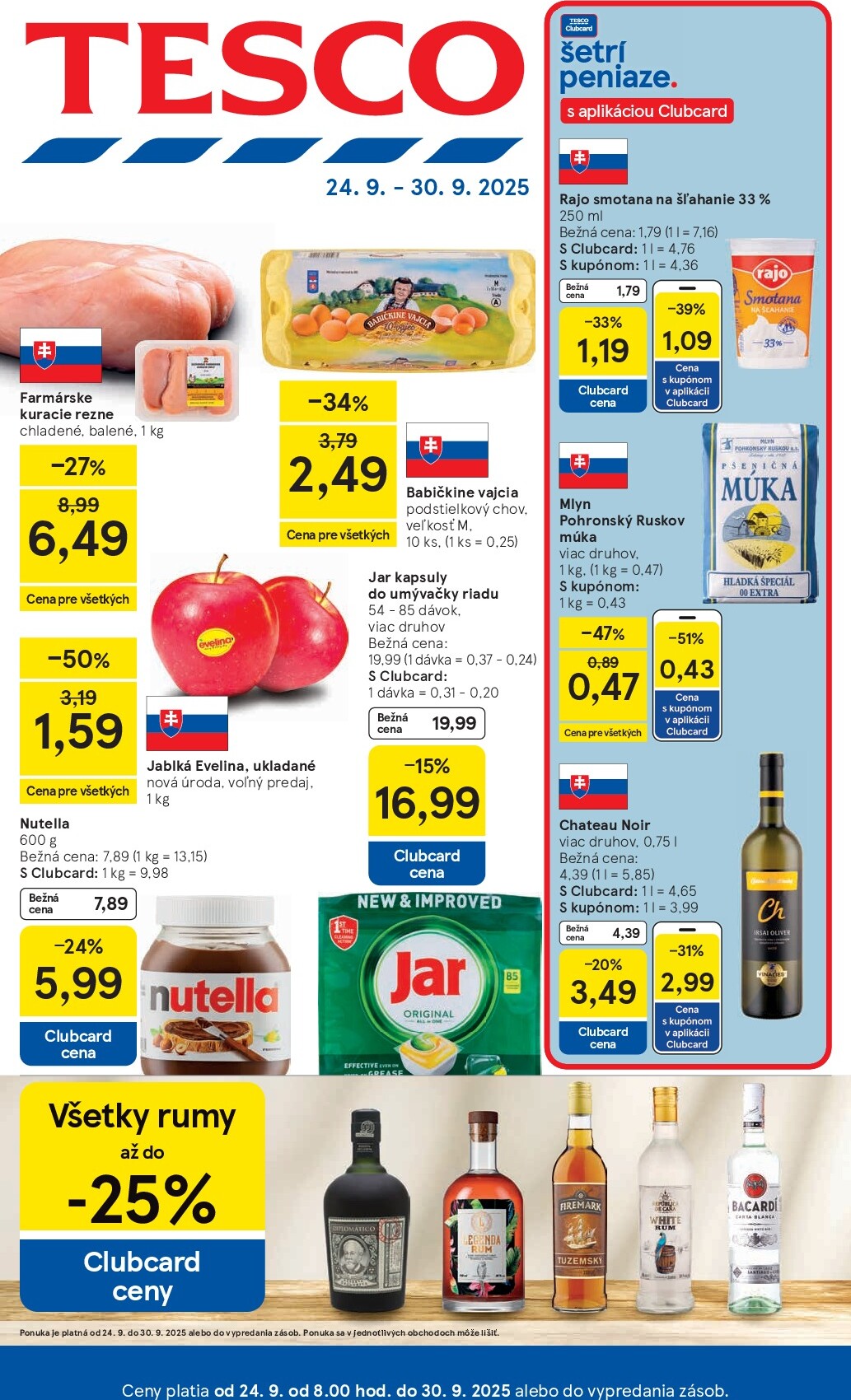 tesco - Leták Tesco platný od 24.09. do 30.09.