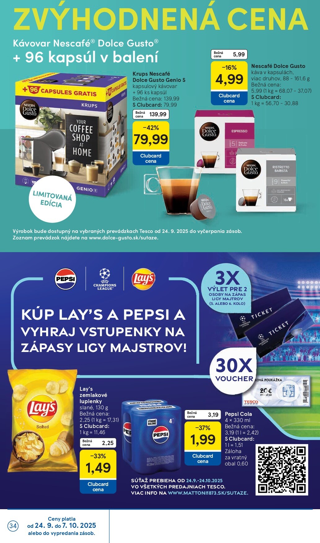 tesco - Leták Tesco platný od 24.09. do 30.09. - page: 34