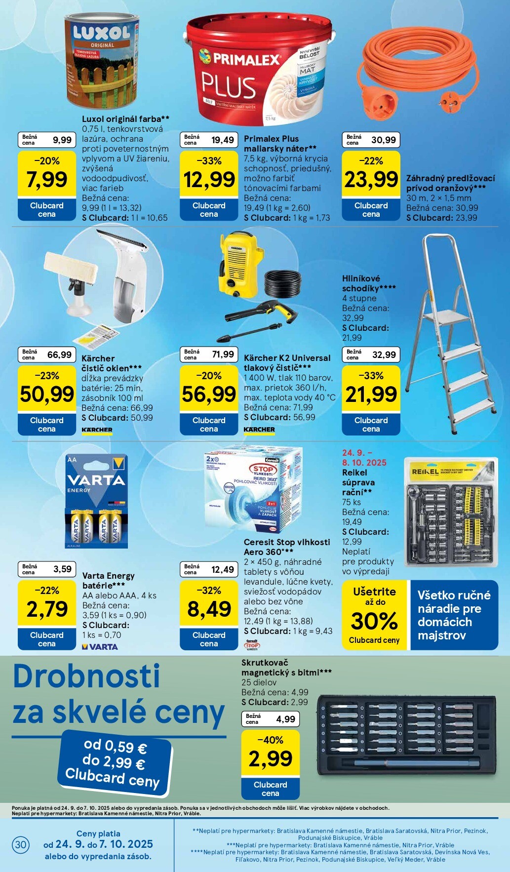 tesco - Leták Tesco platný od 24.09. do 30.09. - page: 30