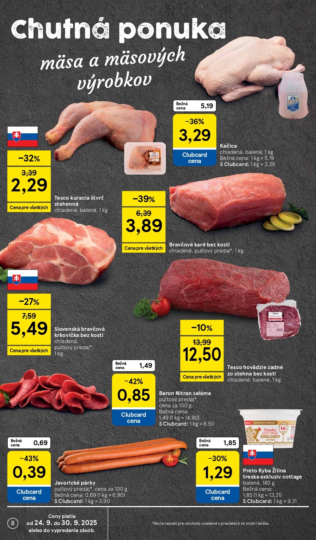 tesco - Leták Tesco platný od 24.09. do 30.09. - page: 8