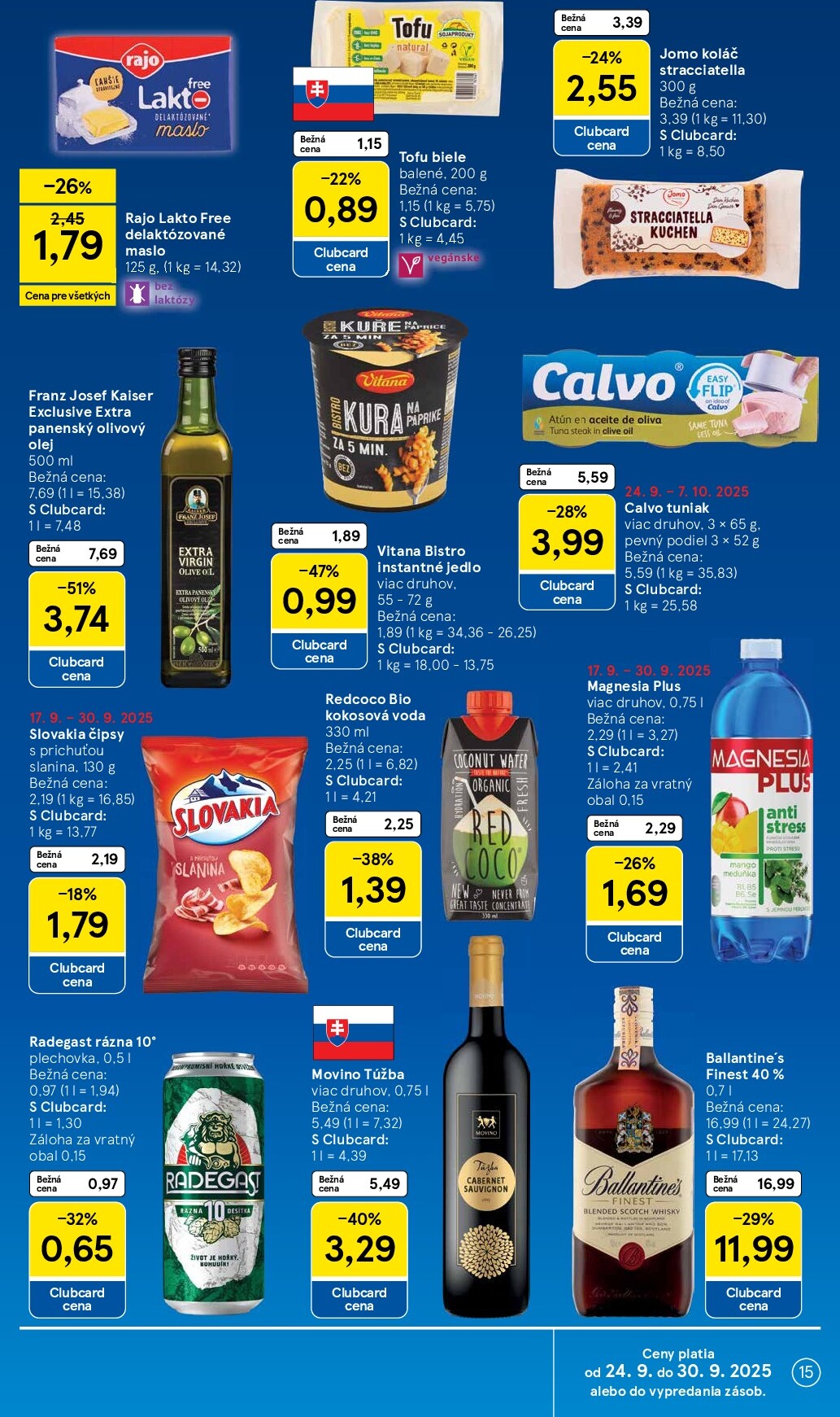 tesco - Leták Tesco platný od 24.09. do 30.09. - page: 15