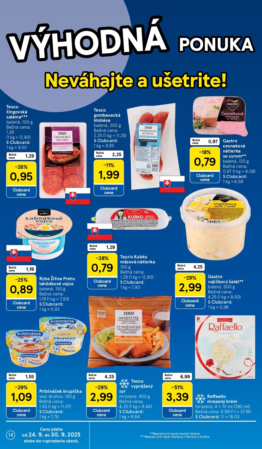 tesco - Leták Tesco platný od 24.09. do 30.09. - page: 14