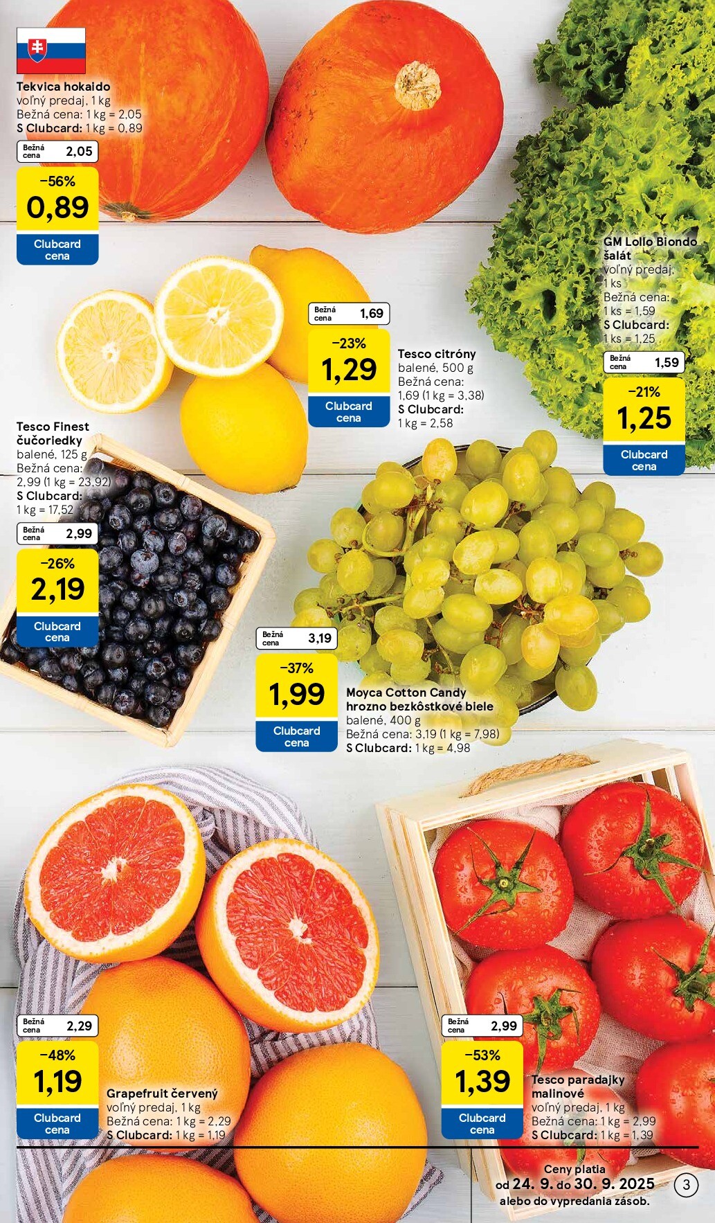 tesco - Leták Tesco platný od 24.09. do 30.09. - page: 3