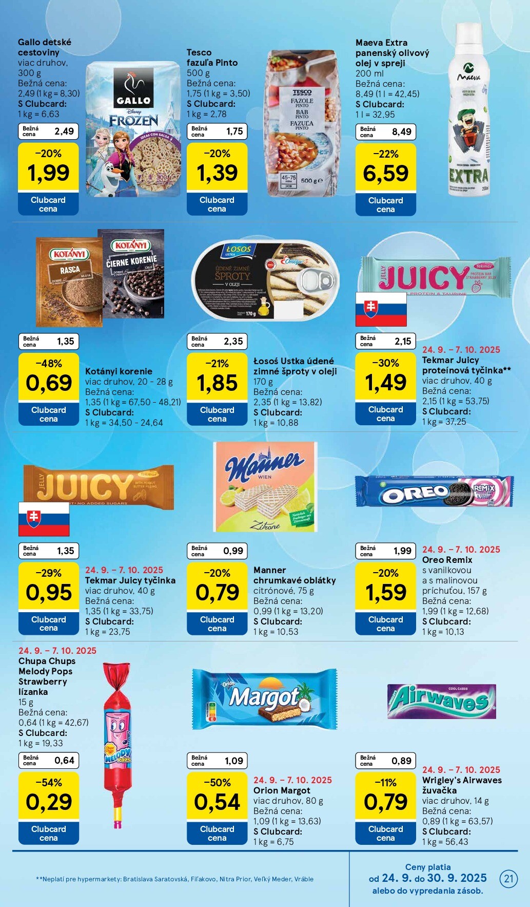 tesco - Leták Tesco platný od 24.09. do 30.09. - page: 21