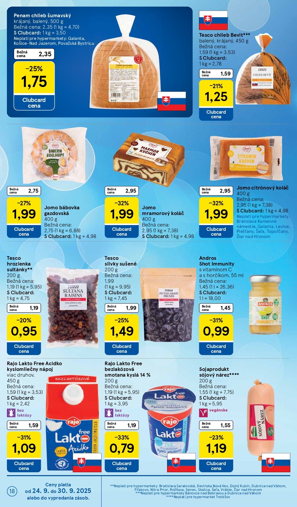 tesco - Leták Tesco platný od 24.09. do 30.09. - page: 18
