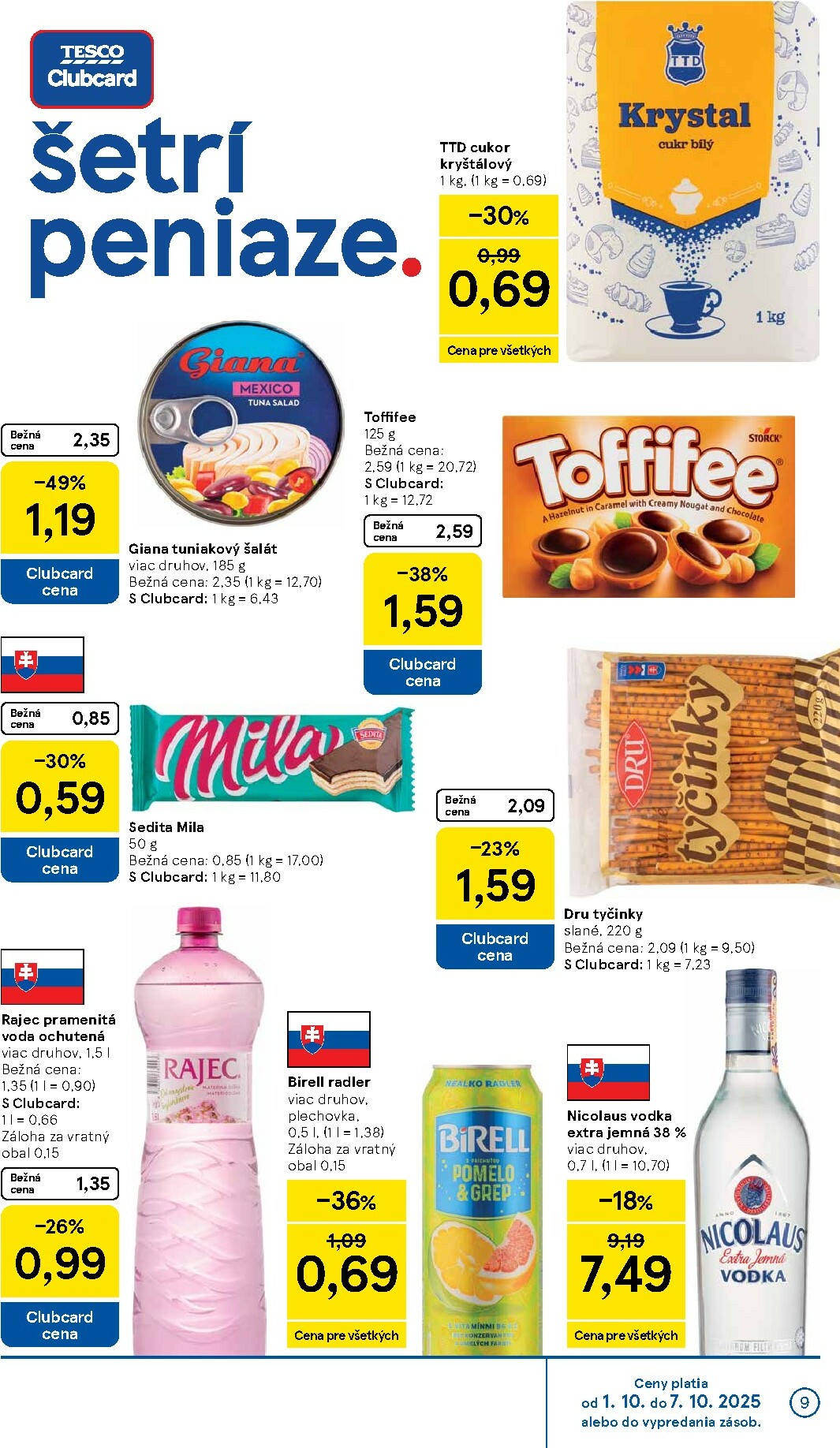 tesco - Leták Tesco platný od 01.10. do 07.10. - page: 9