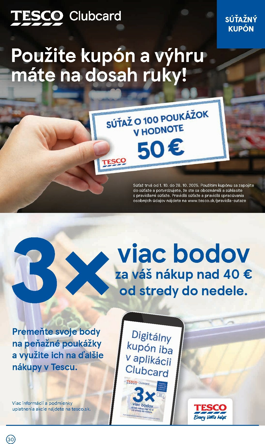 tesco - Leták Tesco platný od 01.10. do 07.10. - page: 30