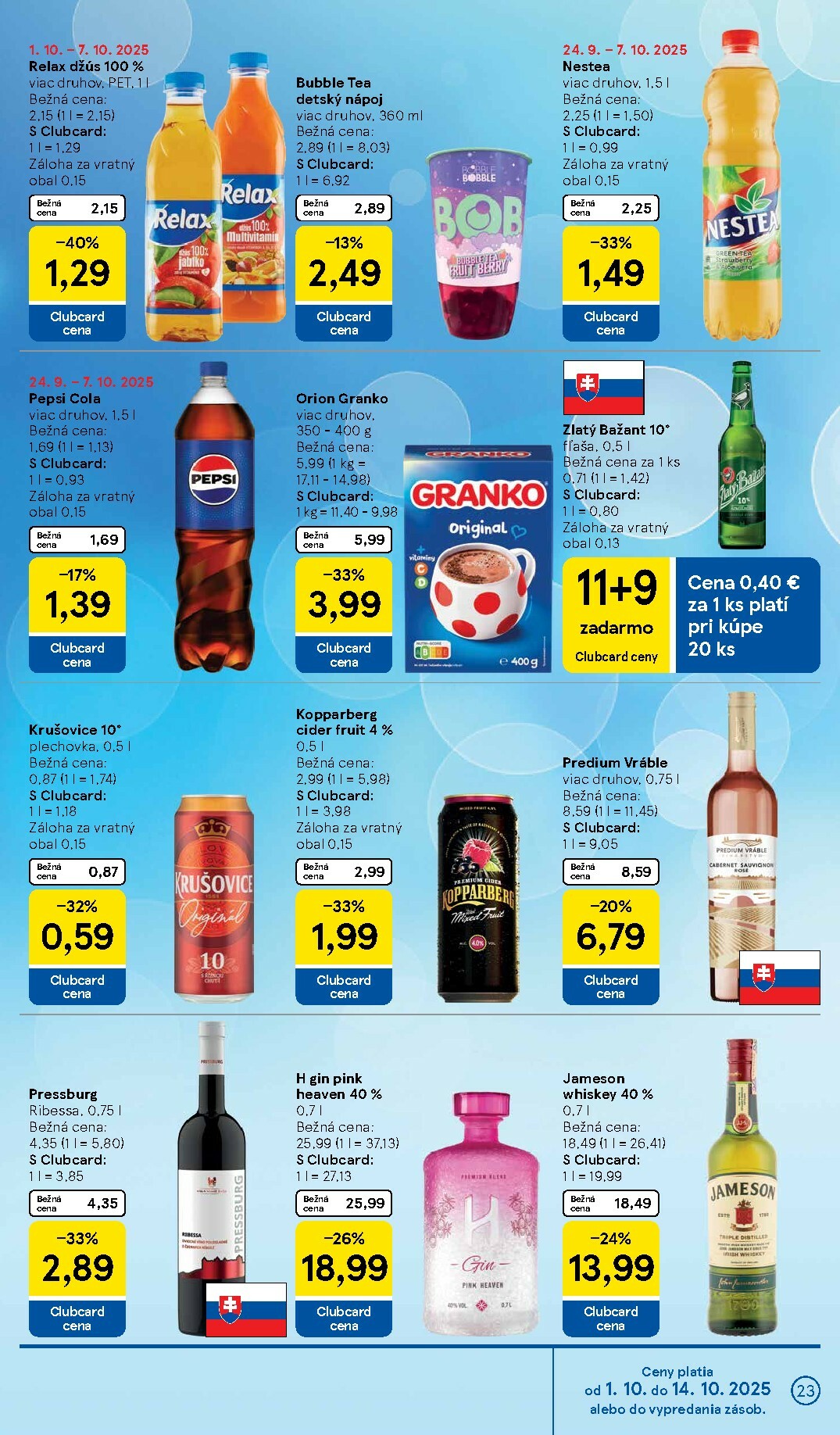 tesco - Leták Tesco platný od 01.10. do 07.10. - page: 23