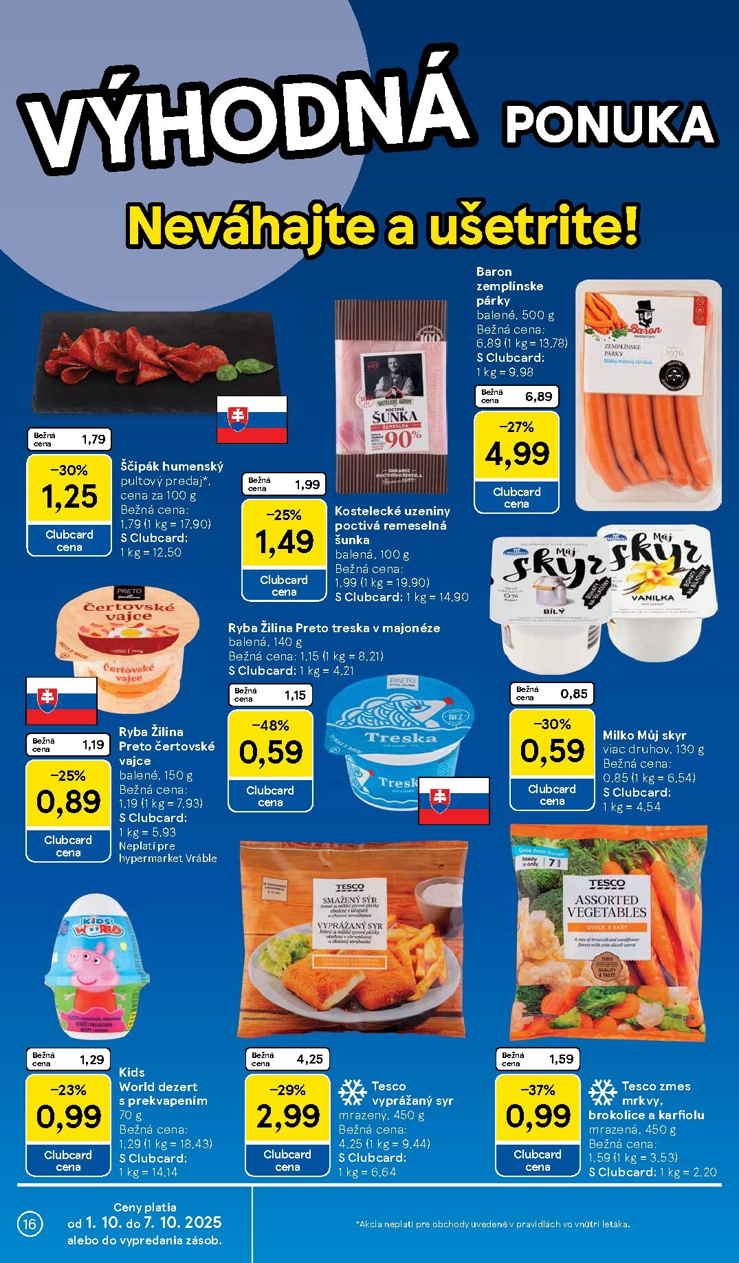 tesco - Leták Tesco platný od 01.10. do 07.10. - page: 16