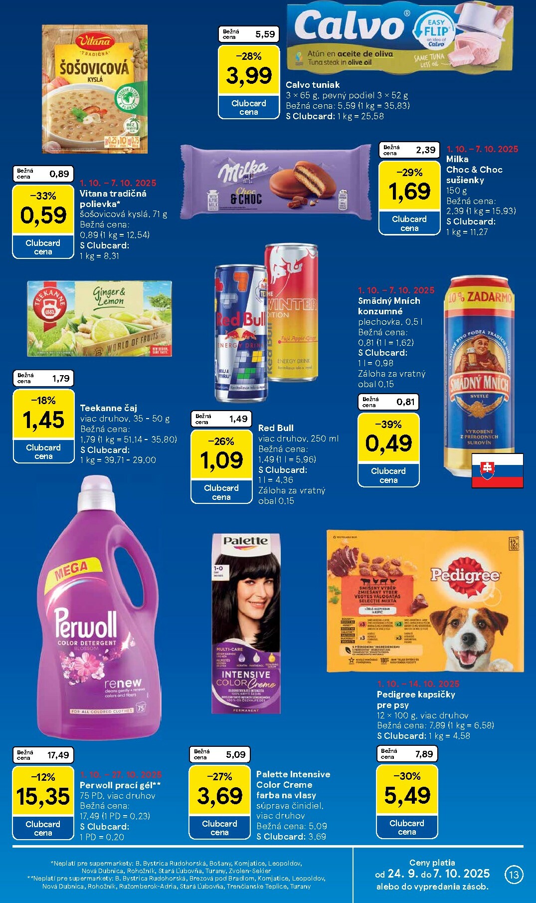 tesco - Leták Tesco supermarket platný od 01.10. do 07.10. - page: 13
