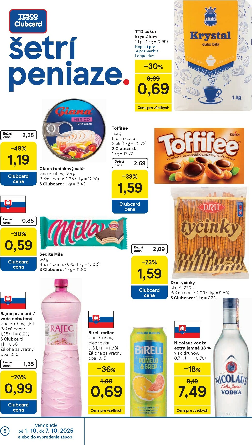 tesco - Leták Tesco supermarket platný od 01.10. do 07.10. - page: 6