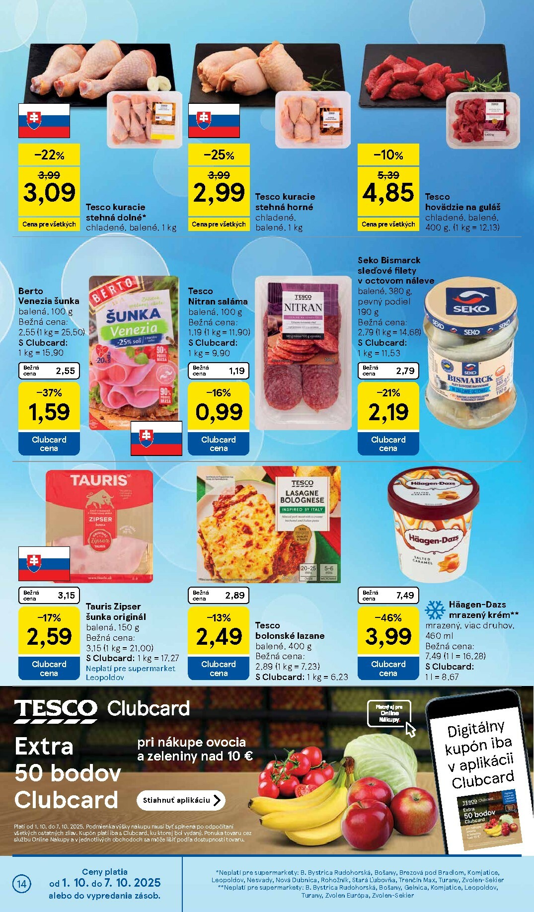 tesco - Leták Tesco supermarket platný od 01.10. do 07.10. - page: 14