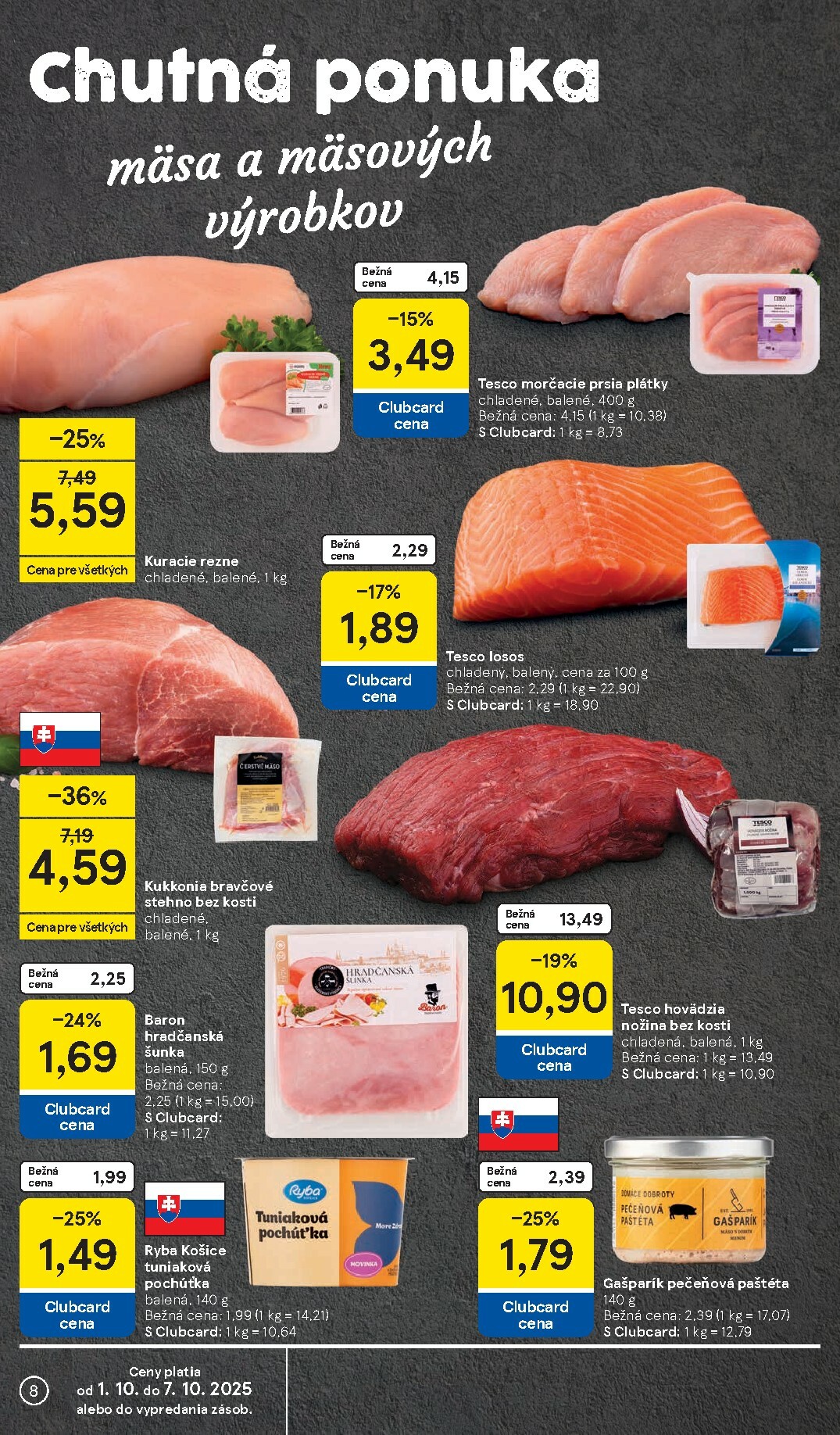 tesco - Leták Tesco supermarket platný od 01.10. do 07.10. - page: 8