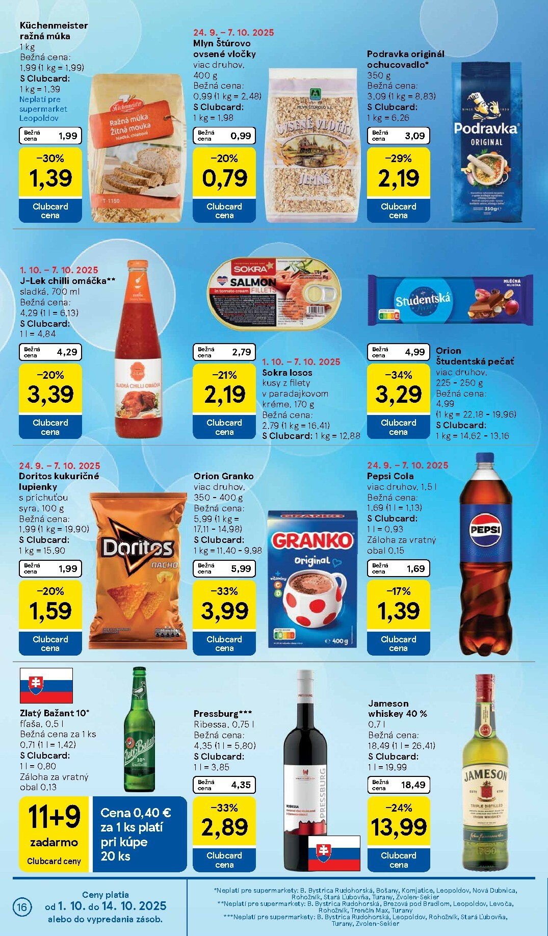 tesco - Leták Tesco supermarket platný od 01.10. do 07.10. - page: 16