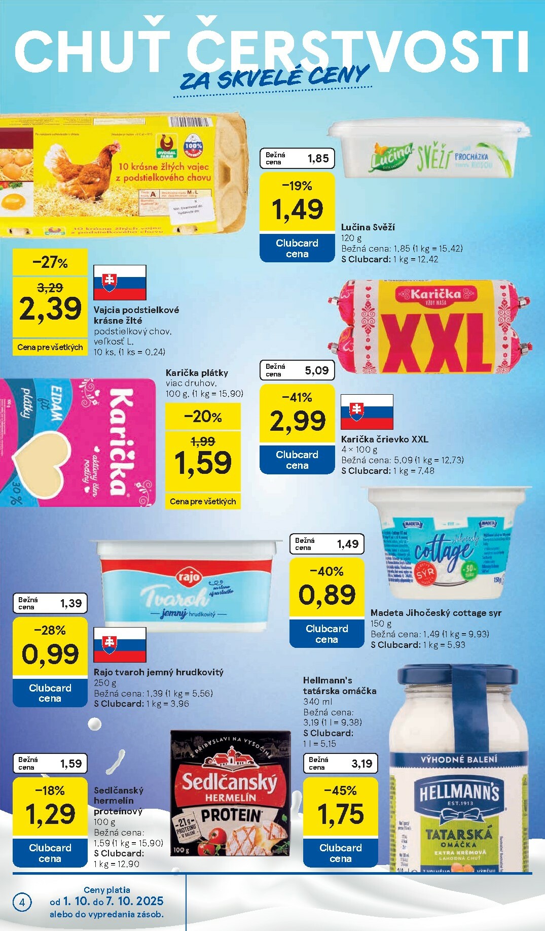 tesco - Leták Tesco supermarket platný od 01.10. do 07.10. - page: 4
