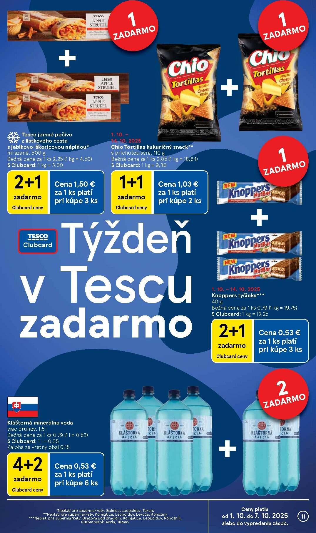 tesco - Leták Tesco supermarket platný od 01.10. do 07.10. - page: 11