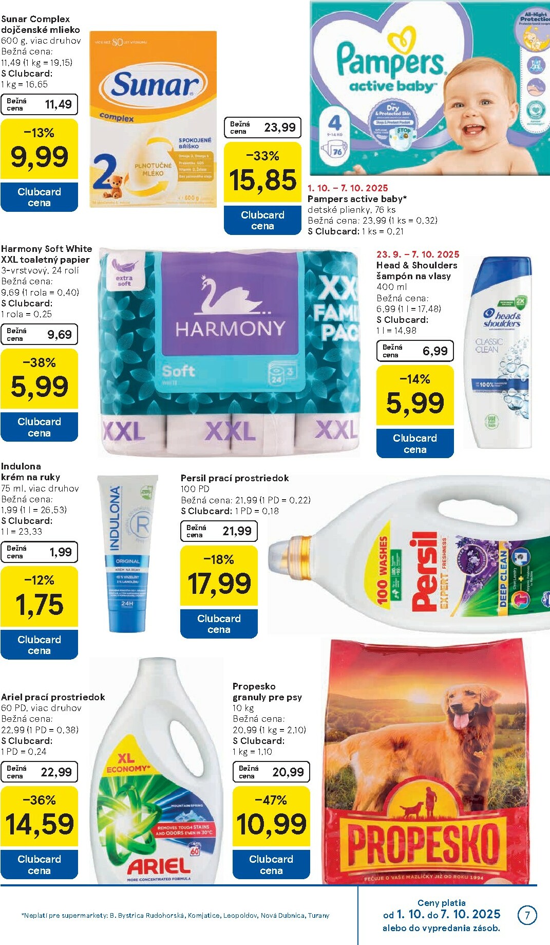 tesco - Leták Tesco supermarket platný od 01.10. do 07.10. - page: 7