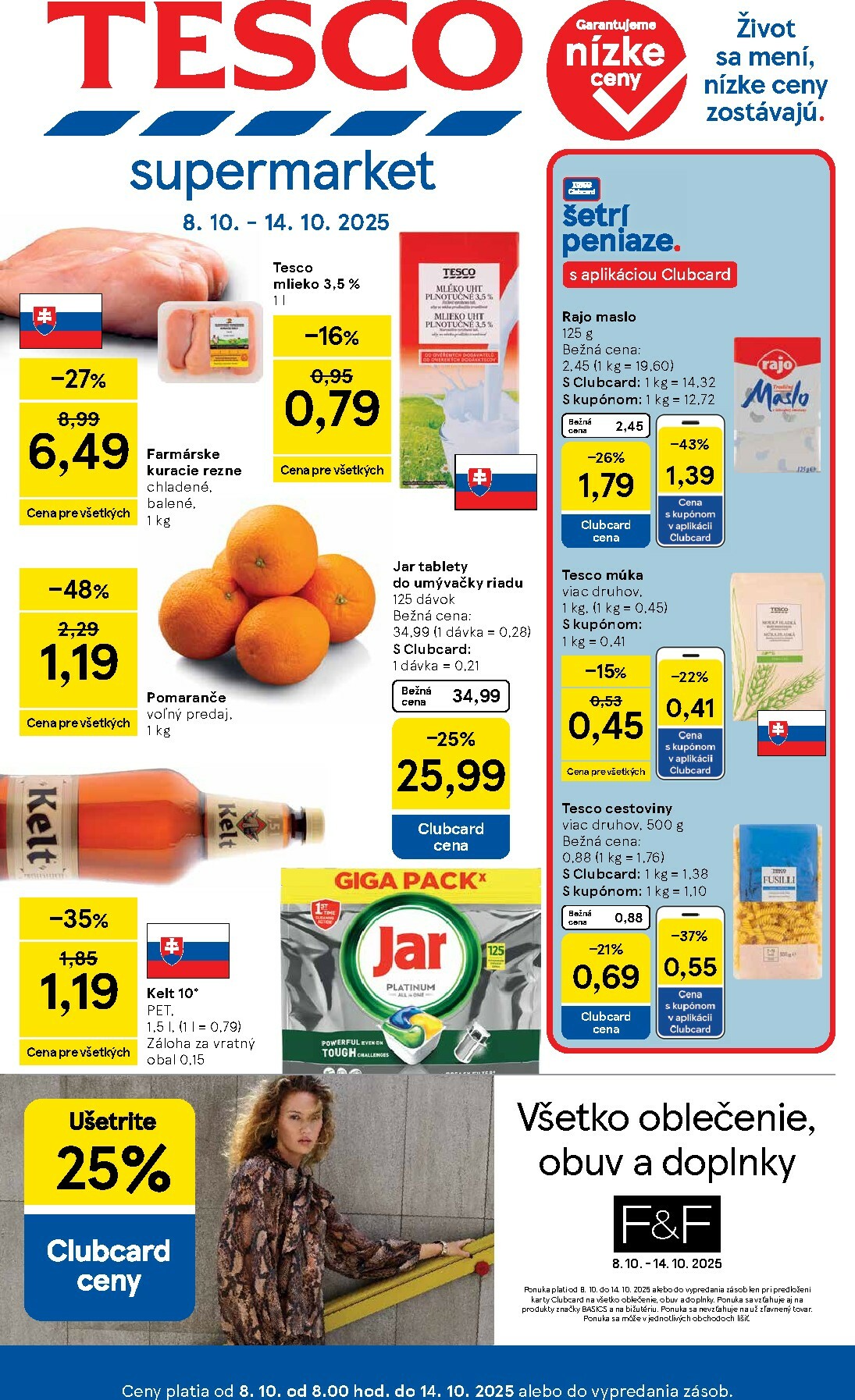 tesco - Leták Tesco supermarket platný od 08.10. do 14.10. - page: 1