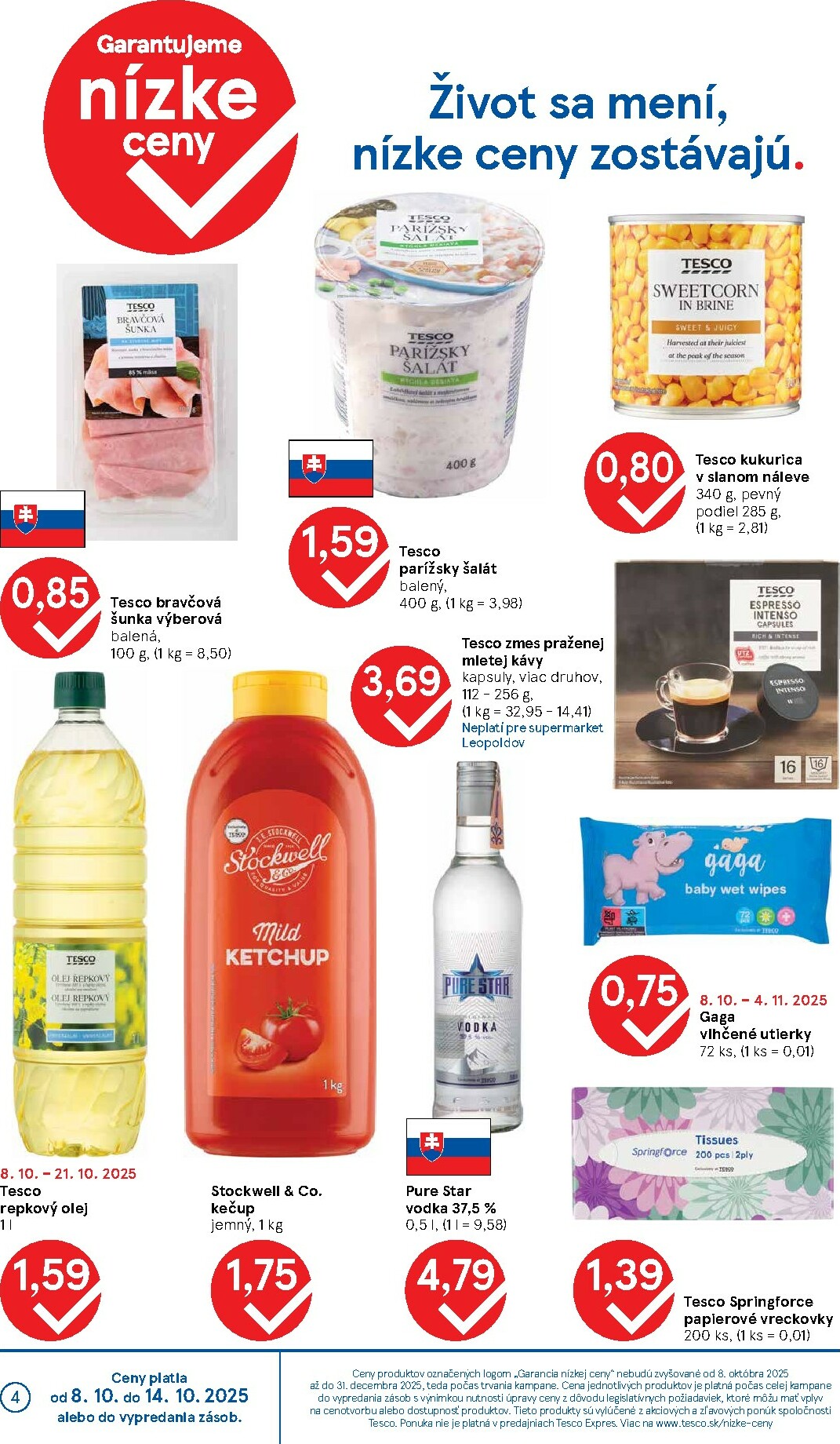 tesco - Leták Tesco supermarket platný od 08.10. do 14.10. - page: 4