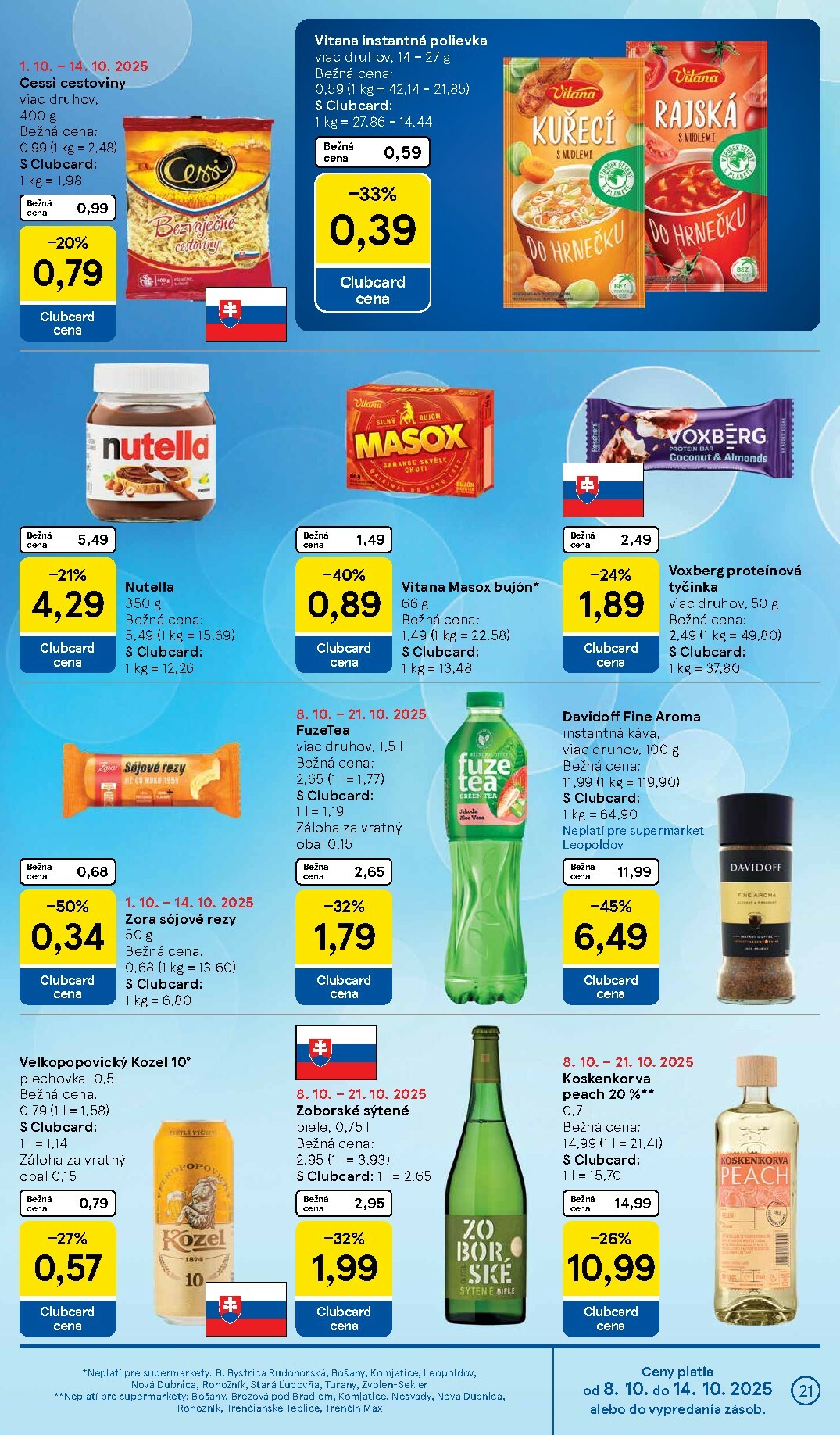 tesco - Leták Tesco supermarket platný od 08.10. do 14.10. - page: 21