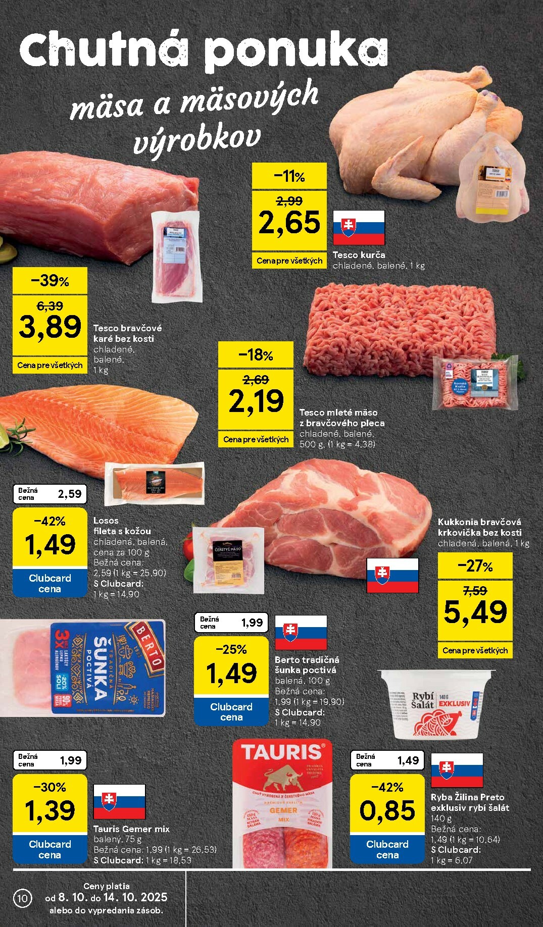 tesco - Leták Tesco supermarket platný od 08.10. do 14.10. - page: 10