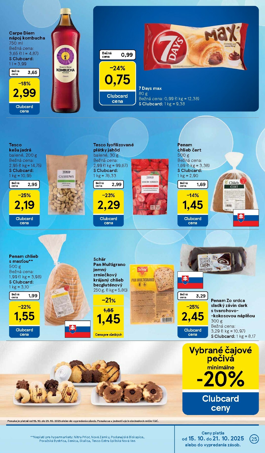 tesco - Leták Tesco platný od 15.10. do 21.10. - page: 25 tesco - Leták Tesco platný od 15.10. do 21.10. - page: 25