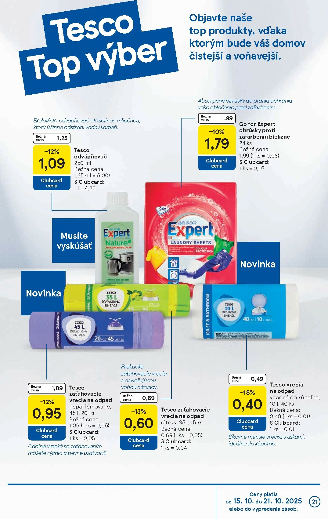 tesco - Leták Tesco platný od 15.10. do 21.10. - page: 21 tesco - Leták Tesco platný od 15.10. do 21.10. - page: 21