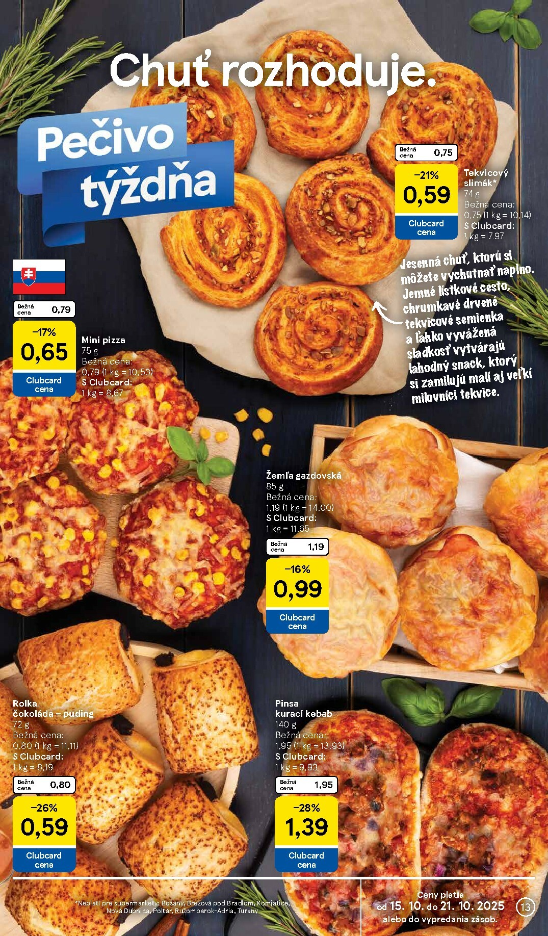 tesco - Leták Tesco supermarket platný od 15.10. do 21.10. - page: 13