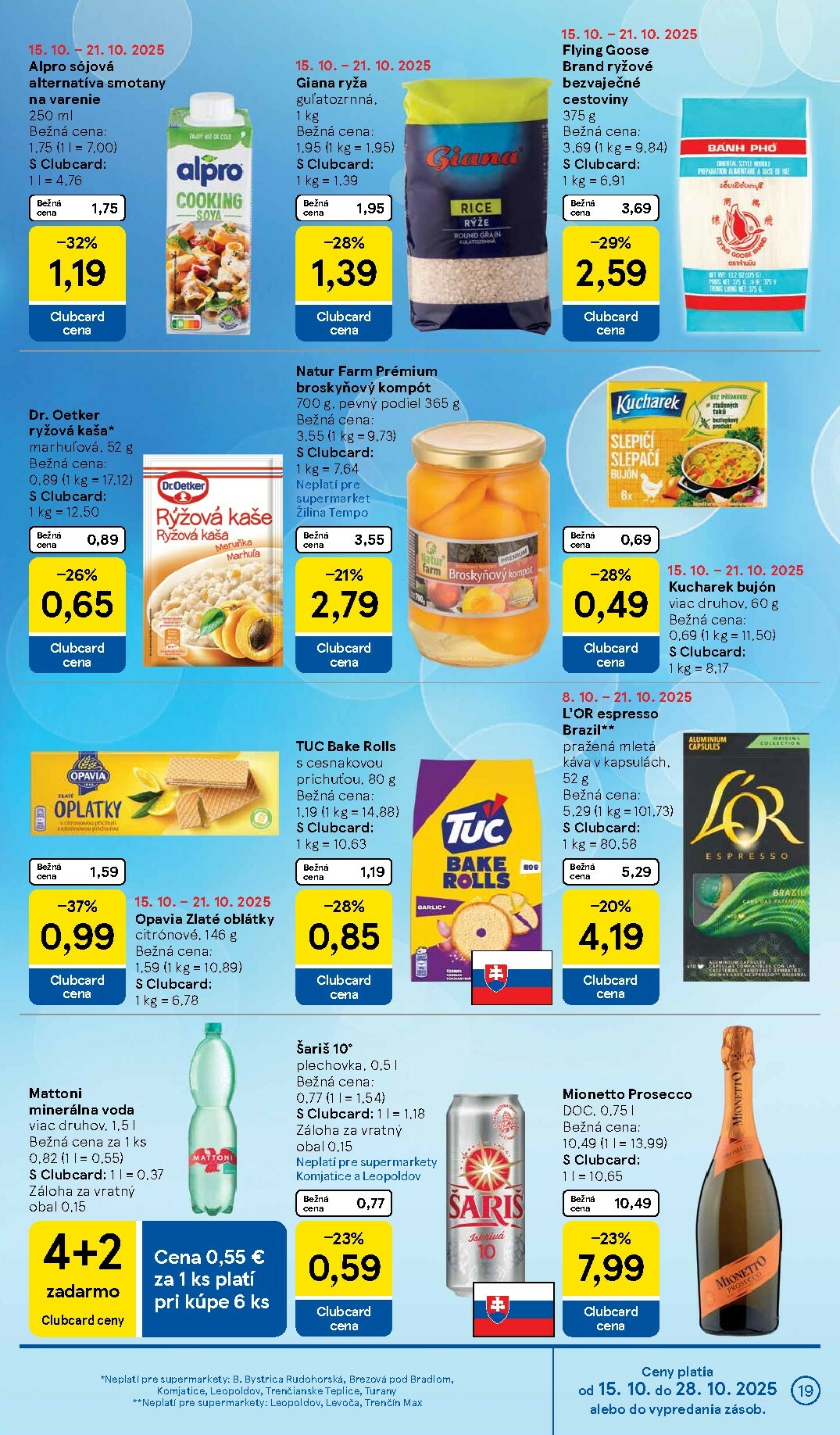 tesco - Leták Tesco supermarket platný od 15.10. do 21.10. - page: 19