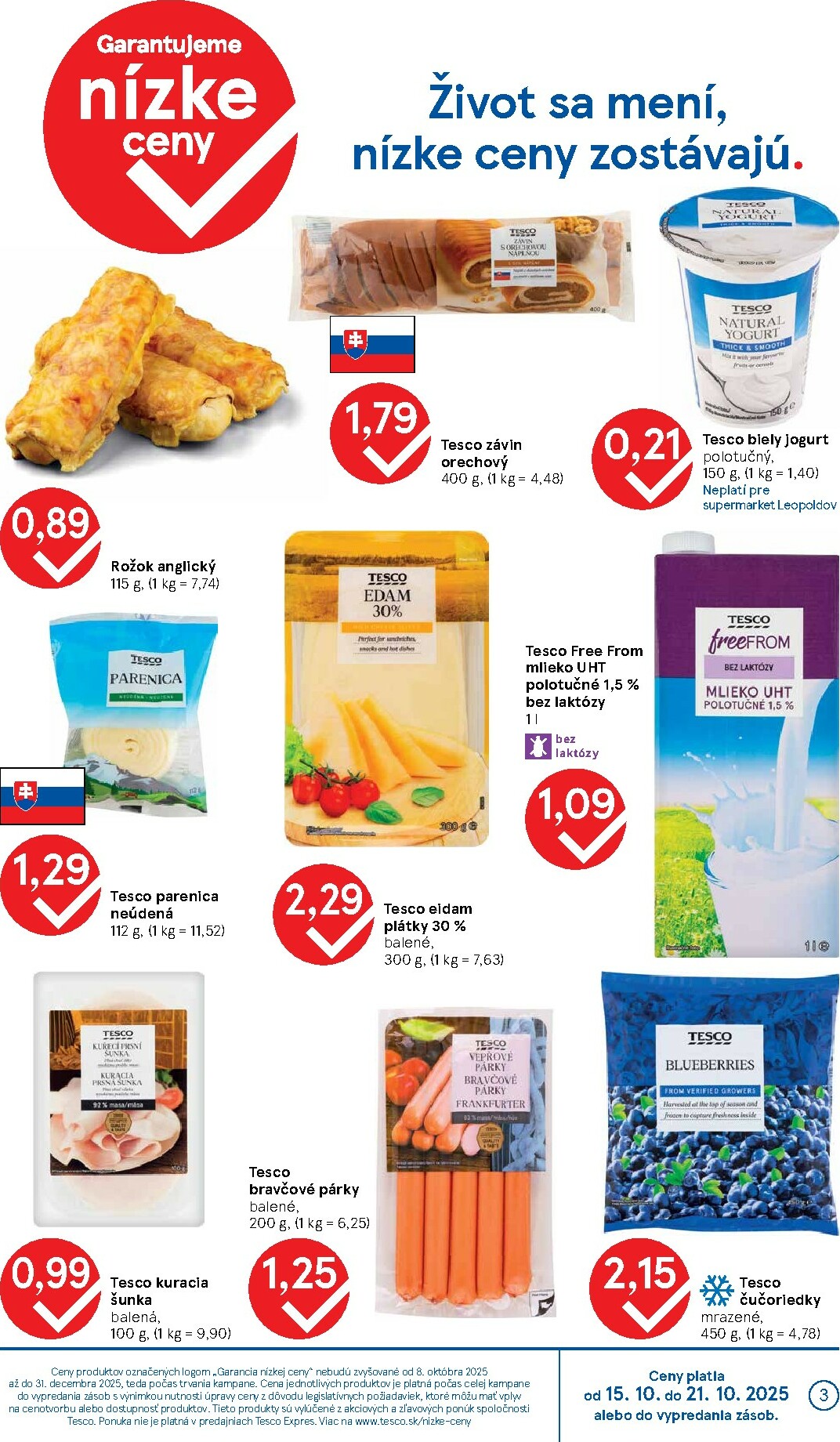 tesco - Leták Tesco supermarket platný od 15.10. do 21.10. - page: 3