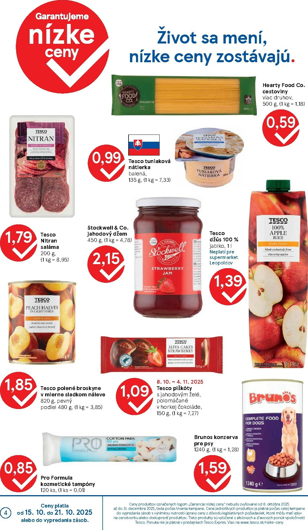 tesco - Leták Tesco supermarket platný od 15.10. do 21.10. - page: 4