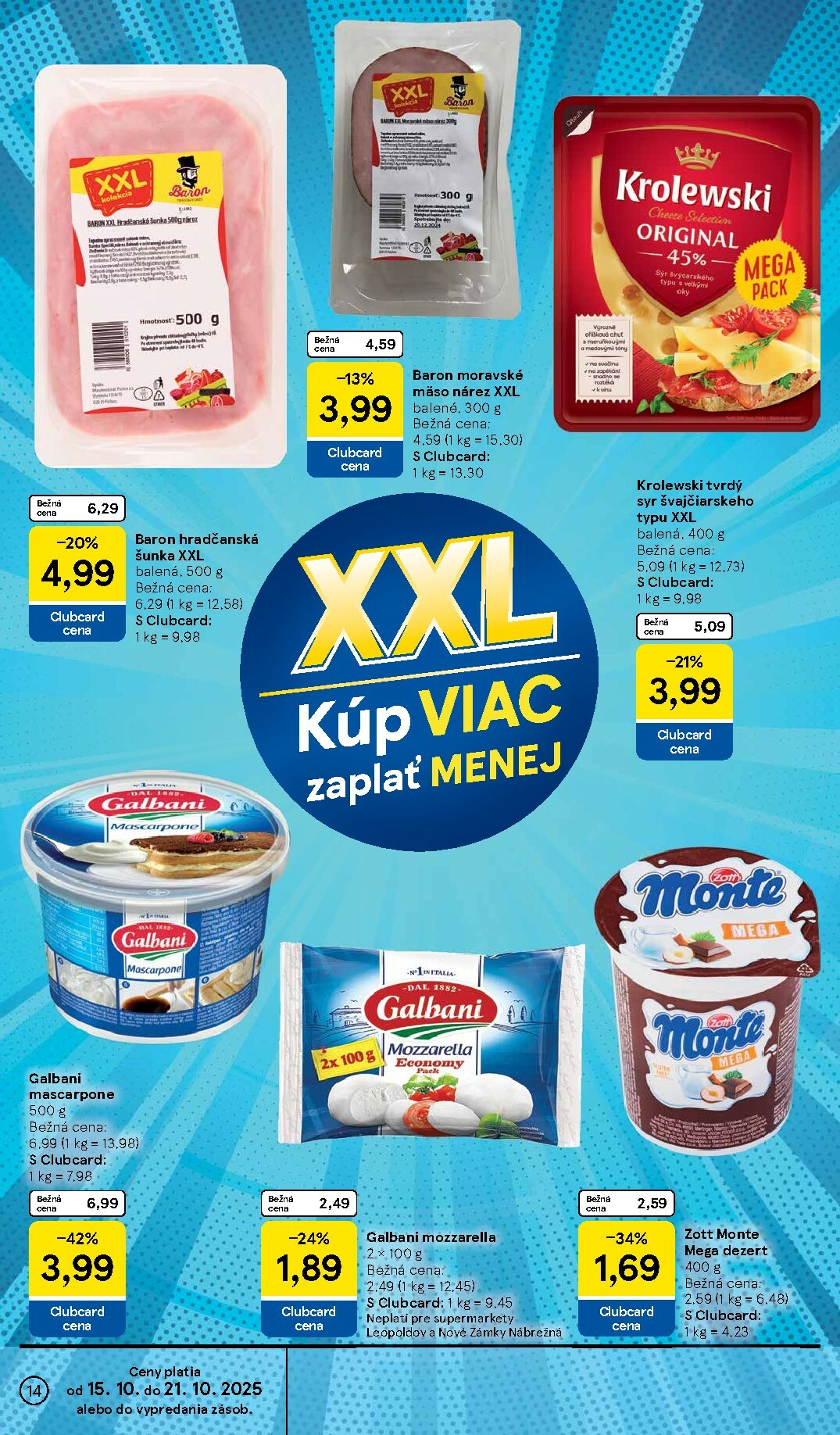 tesco - Leták Tesco supermarket platný od 15.10. do 21.10. - page: 14