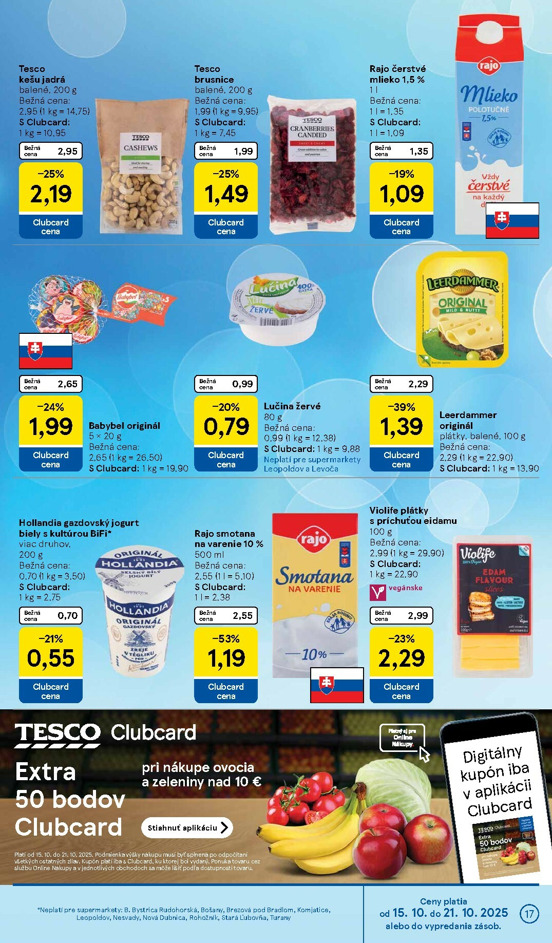 tesco - Leták Tesco supermarket platný od 15.10. do 21.10. - page: 17