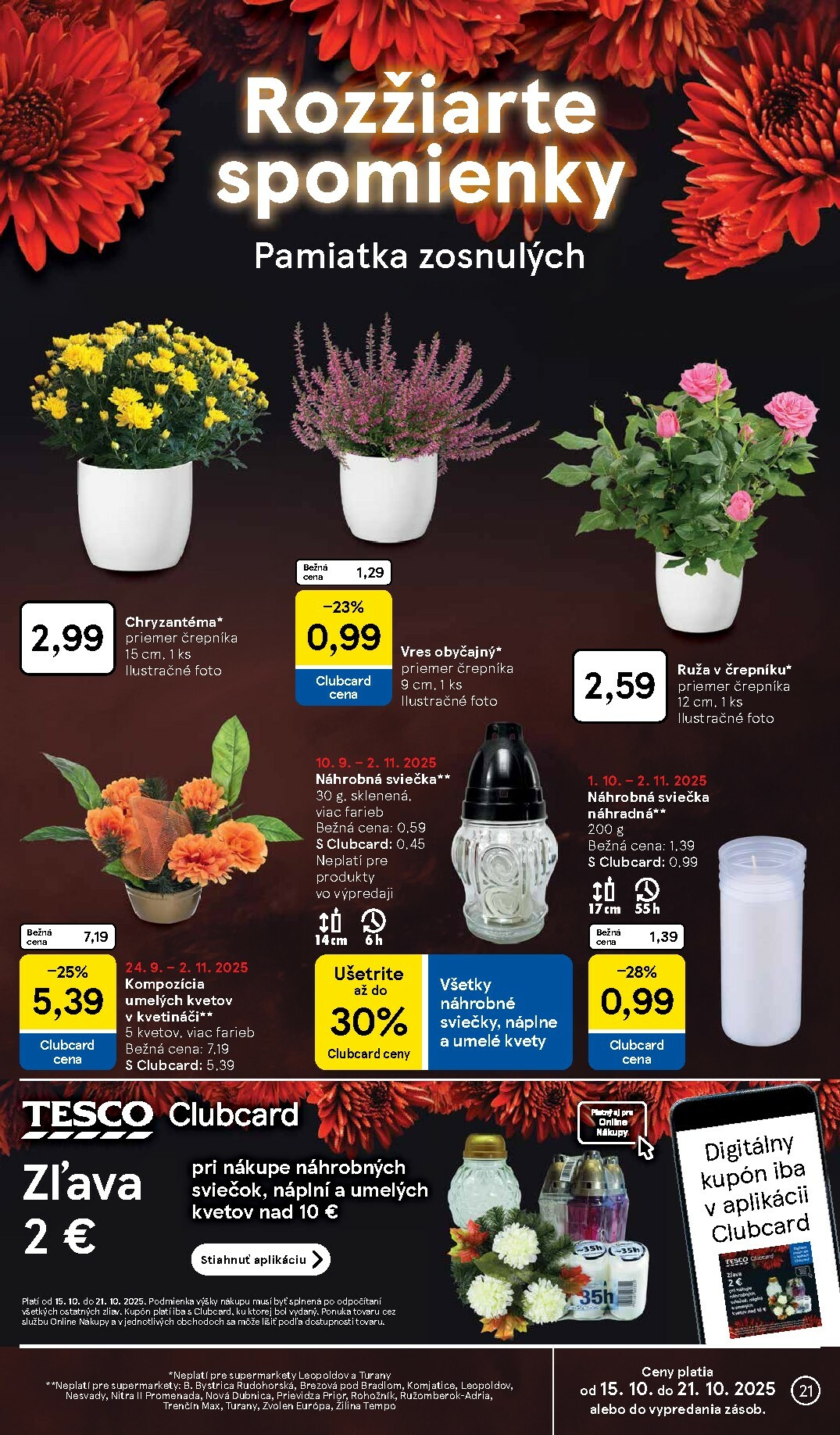 tesco - Leták Tesco supermarket platný od 15.10. do 21.10. - page: 21