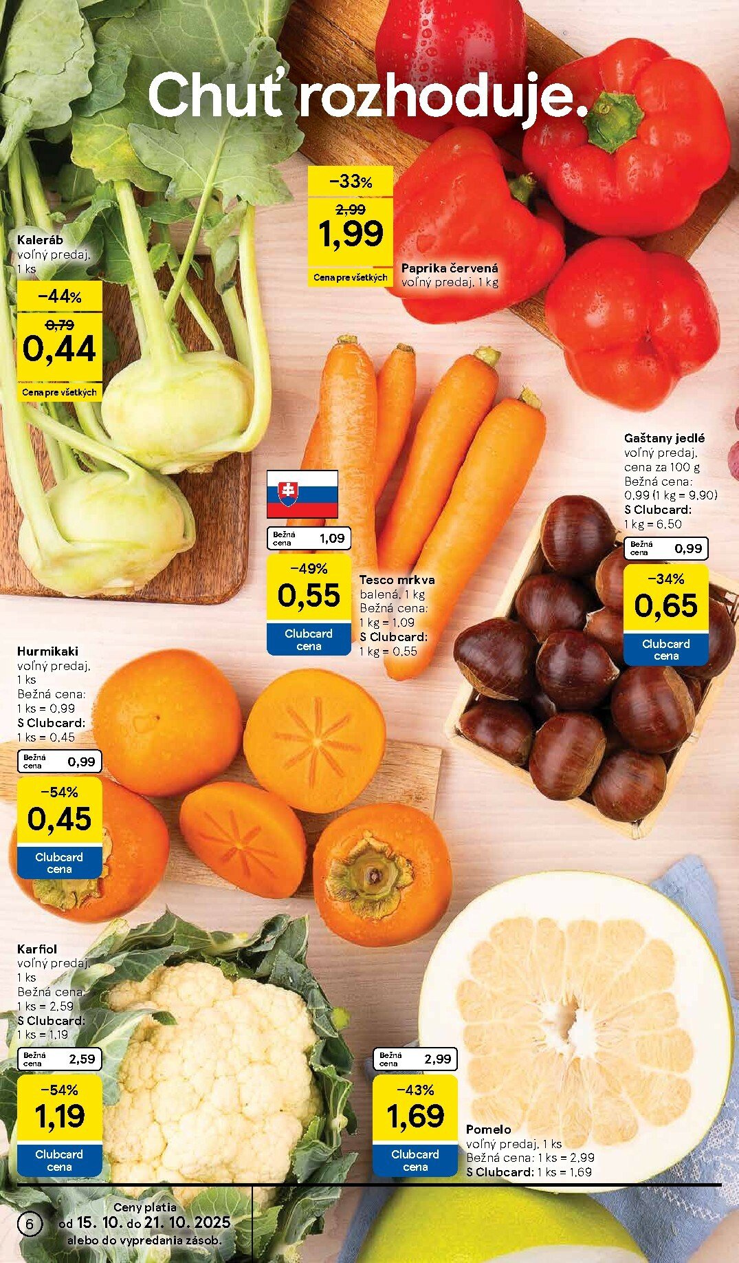 tesco - Leták Tesco supermarket platný od 15.10. do 21.10. - page: 6