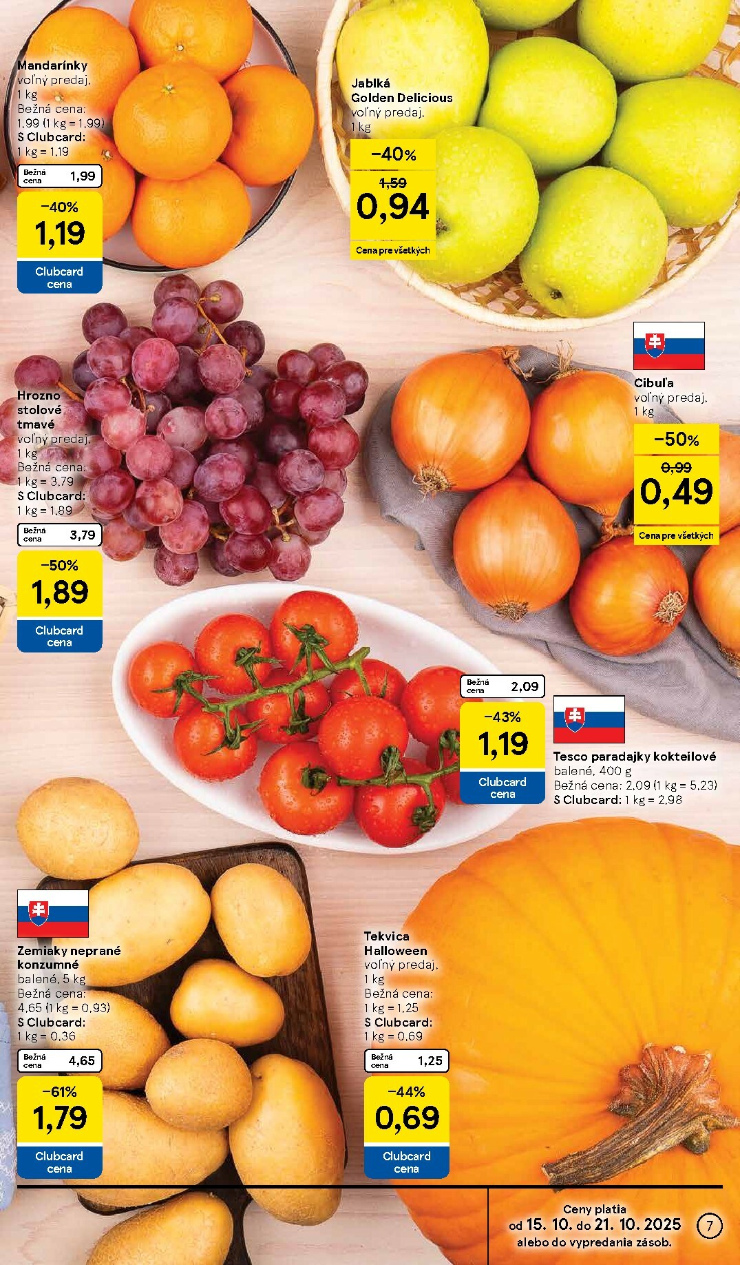 tesco - Leták Tesco supermarket platný od 15.10. do 21.10. - page: 7