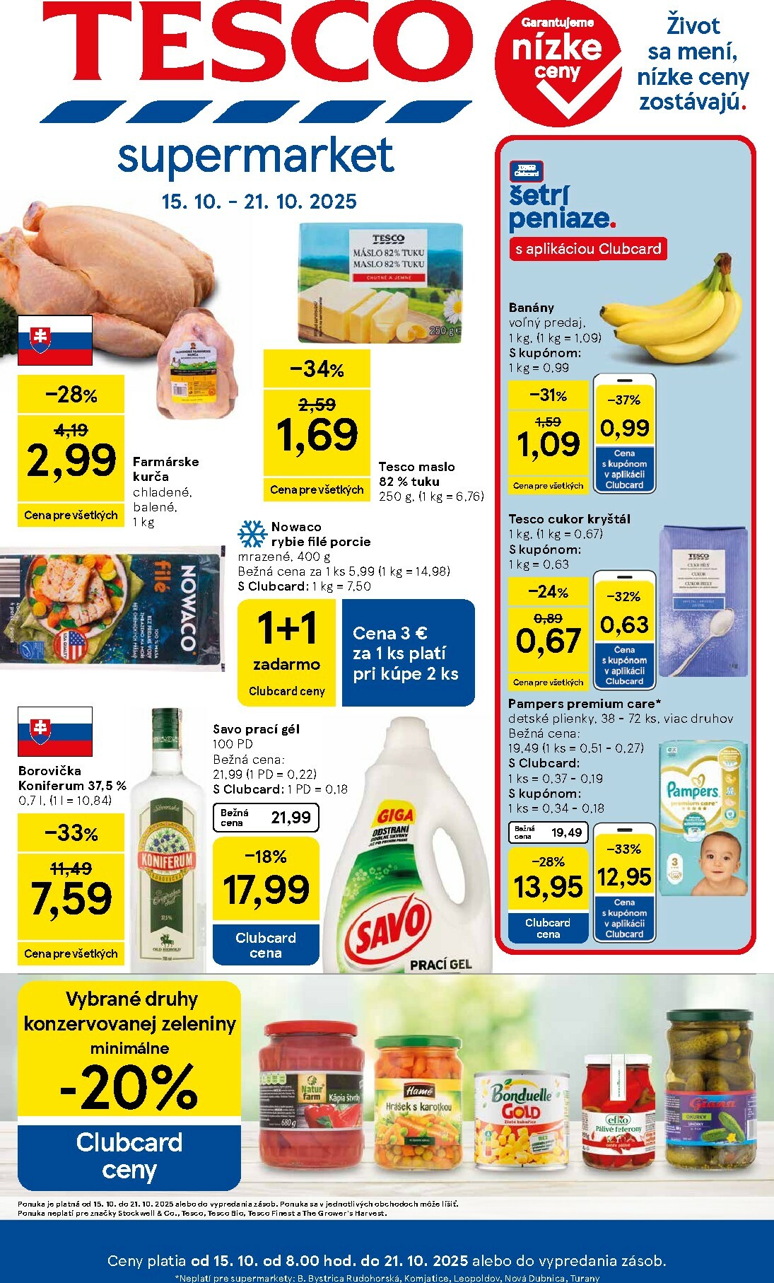 tesco - Leták Tesco supermarket platný od 15.10. do 21.10.
